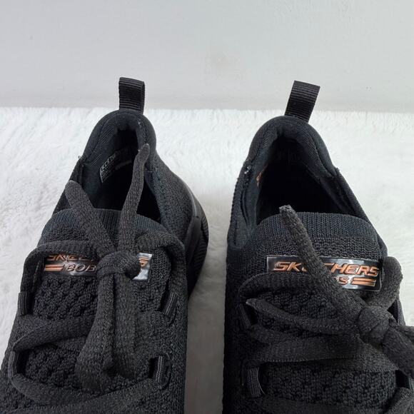 Skechers BOBS Women’s Black/Copper Flex Connect Memory Foam Sneakers Size 6 - Picture 7 of 10